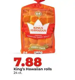 Hy-Vee King's Hawaiian rolls offer