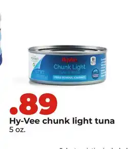 Hy-Vee Hy-Vee chunk light tuna offer