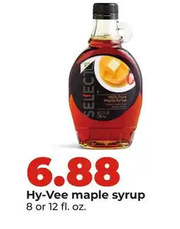 Hy-Vee Hy-Vee maple syrup offer