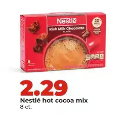 Hy-Vee Nestlé hot cocoa mix offer