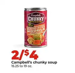 Hy-Vee Campbell's chunky soup offer