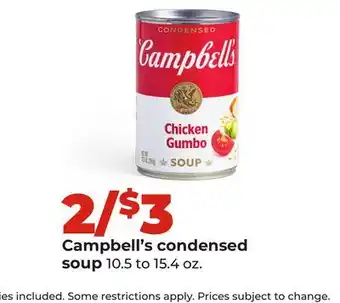 Hy-Vee Campbell's condensed soup offer