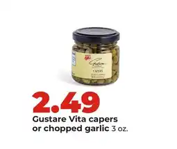 Hy-Vee Gustare Vita capers or chopped garlic offer