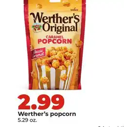 Hy-Vee Werther's popcorn offer