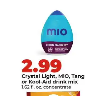 Hy-Vee Crystal Light, MiO, Tang or Kool-Aid drink mix offer
