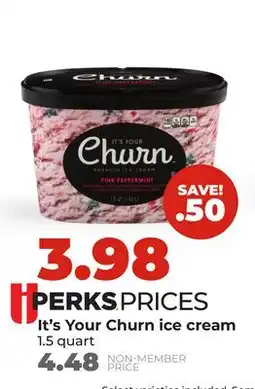 Hy-Vee It's Your Churn ice cream offer