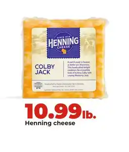 Hy-Vee Henning cheese offer