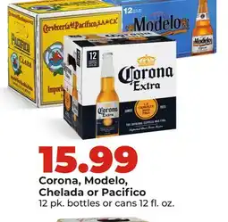 Hy-Vee Corona, Modelo, Chelada or Pacifico offer