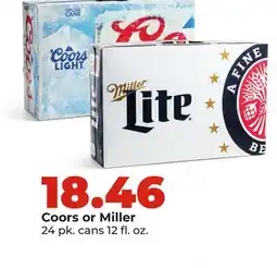 Hy-Vee Coors or Miller offer