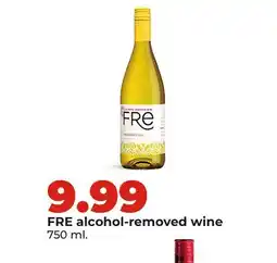 Hy-Vee FRE alcohol-removed wine offer
