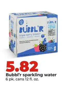 Hy-Vee Bubbl'r sparkling water offer