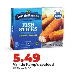 Hy-Vee Van de Kamp's seafood offer
