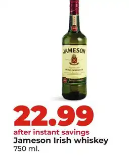 Hy-Vee Jameson Irish whiskey offer