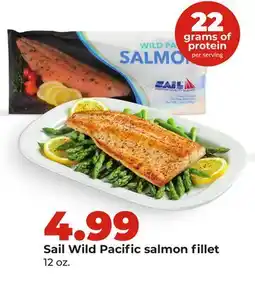 Hy-Vee Sail Wild Pacific salmon fillet offer
