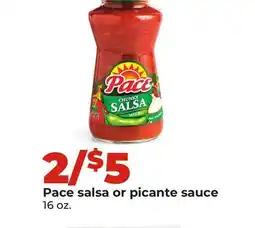 Hy-Vee Pace salsa or picante sauce offer