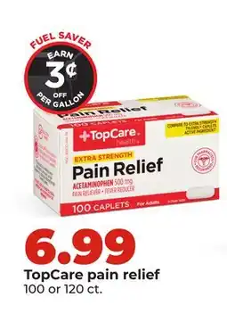 Hy-Vee TopCare pain relief offer