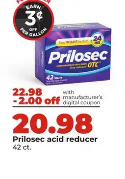 Hy-Vee Prilosec acid reducer offer