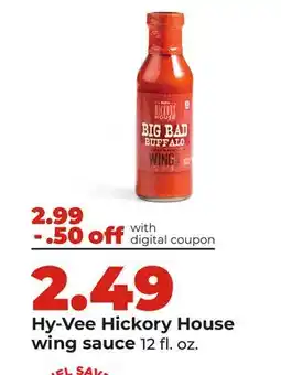 Hy-Vee Hy-Vee Hickory House wing sauce offer