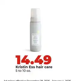 Hy-Vee Kristin Ess hair care offer