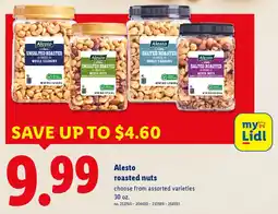 Lidl Alesto roasted nuts offer
