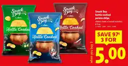 Lidl Snack Day kettle cooked potato chips offer