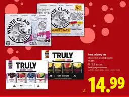 Lidl hard seltzer tea offer
