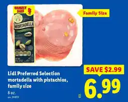 Lidl Lidl Preferred Selection mortadella with pistachios, family size offer