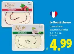Lidl Le Roulé cheese offer