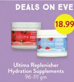 Fresh Thyme Ultima Replenisher Hydration Supplements offer