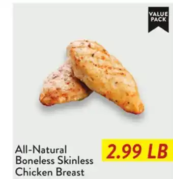 Fresh Thyme All - Natural Boneless Skinless Chicken Breast offer