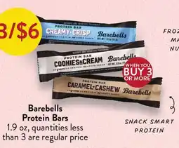 Fresh Thyme Barebells Protein Bars offer