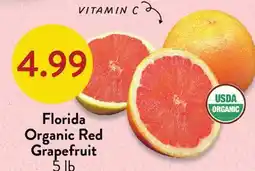 Fresh Thyme Florida Organic Red Grapefruit offer