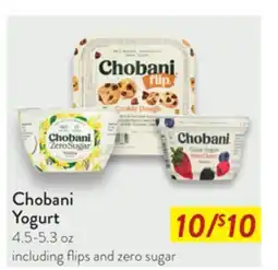 Fresh Thyme Chobani Yogurt offer