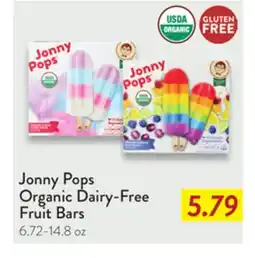 Fresh Thyme Jonny Pops Organic Dairy-Free Fruit Bars offer