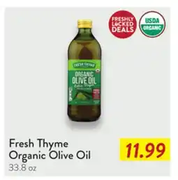 Fresh Thyme Fresh Thyme Organic Olive Oil offer