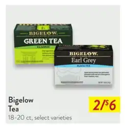Fresh Thyme Bigelow Tea offer