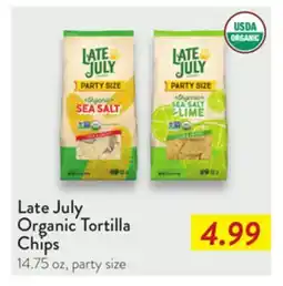 Fresh Thyme Late July Organic Tortilla Chips offer