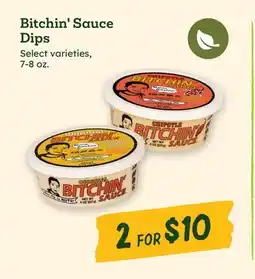 Sprouts Farmers Market Bitchin' Sauce Dips offer