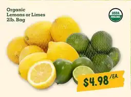 Sprouts Farmers Market Organic Lemons or Limes offer