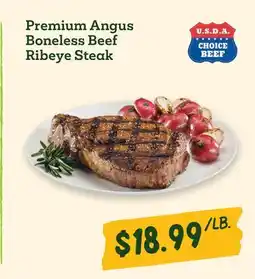 Sprouts Farmers Market Premium Angus Boneless Beef Ribeye Steak offer
