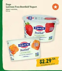 Sprouts Farmers Market Fage Lactose Free BestSelf Yogurt offer