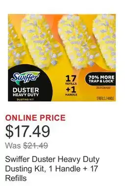 Costco Swiffer Duster Heavy Duty Dusting Kit, 1 Handle + 17 Refills offer