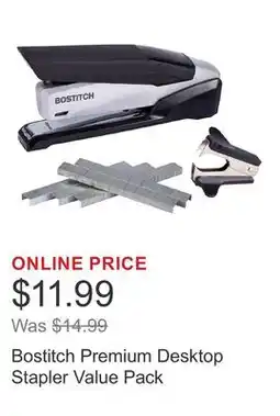 Costco Bostitch Premium Desktop Stapler Value Pack offer