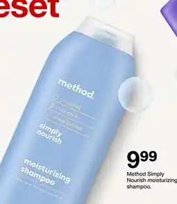 Target Method Simply Nourish moisturizing shampoo offer