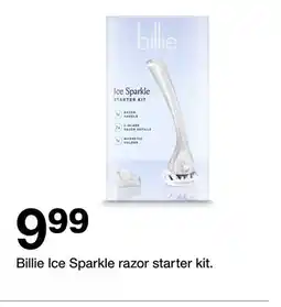 Target Billie Ice Sparkle razor starter kit offer