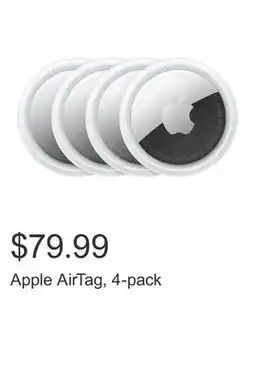 Costco Apple AirTag, 4-pack offer