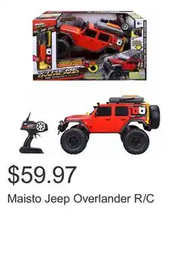 Costco Maisto Jeep Overlander R/C offer