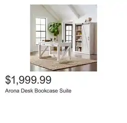 Costco Arona Desk Bookcase Suite offer