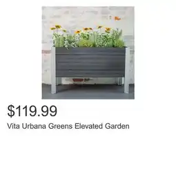 Costco Vita Urbana Greens Elevated Garden offer