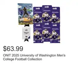 Costco ONIT 2025 University of Washington Men's College Football Collection offer
